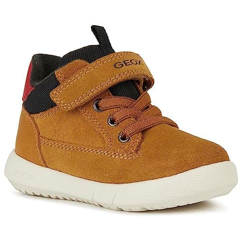 Image of Geox Boys' B Hyroo Boy Ankle Boot, Curry Black, 10 UK