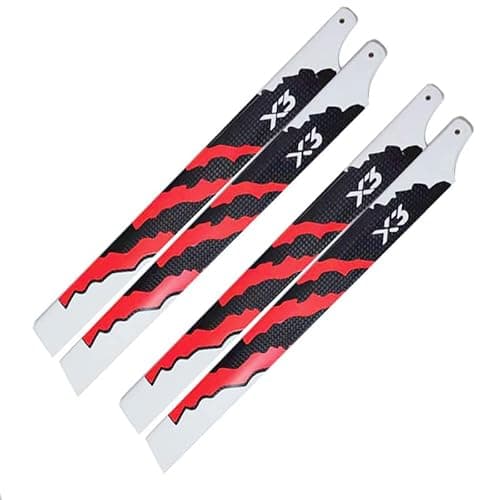 Image of STASRC 360mm Carbon Fiber Main Rotor Blades for Trex 450L X360 465 Helicopter Remote Control Helicopter