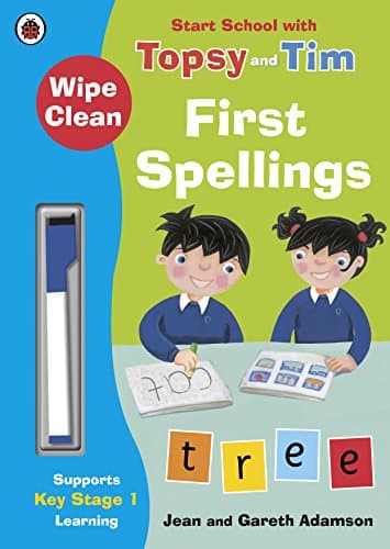 Image of Wipe-Clean First Spellings: Start School with Topsy and Tim