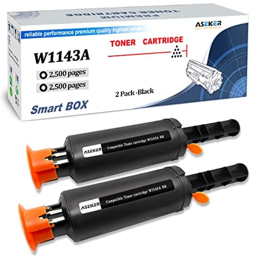 Image of ASEKER Compatible Toner Cartridge 143A W1143A 143AD W1143AD for HP Neverstop Laser MFP 1202w 1202nw 1201n 1001nw Printers, Standard Capacity 2500 Pages ( Black, 2 Packs)