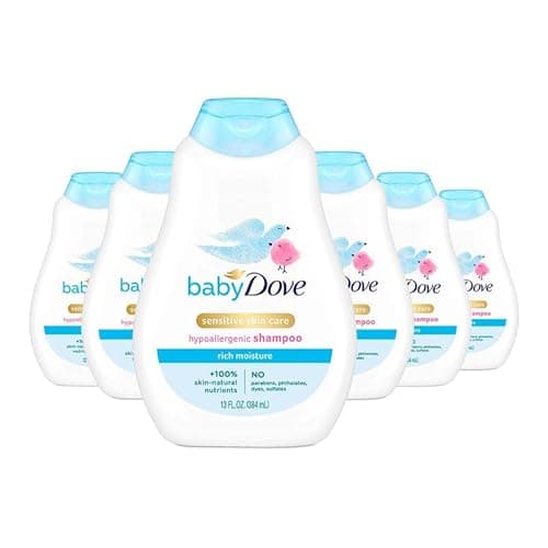 Image of Baby Dove Rich Moisture Shampoo, 6 x 200 ml