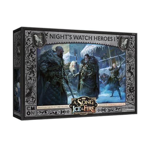 Image of CMON A Song of Ice and Fire Tabletop Miniatures Game Night's Watch Heroes I Box Set (Multilingual Edition) - Strategy Game for Adults, Ages 14+, 2+ Players, 45-60 Minute Playtime, Made by CMON
