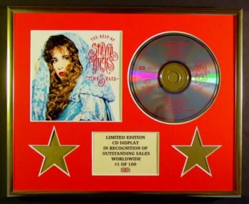 Image of STEVIE NICKS/CD DISPLAY/LIMITED EDITION/COA/THE BEST OF STEVIE NICKS - TIME SPACE