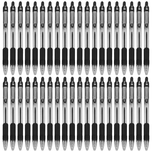 Image of Z-Grip Retractable Ballpoint Pen - Economy Pack of 40 - Black