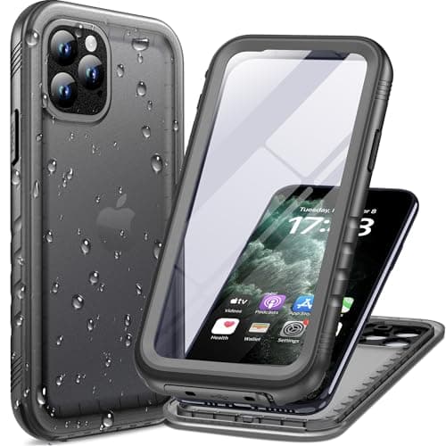 Image of Cozycase for iPhone 11 Pro Max Waterproof Shockproof Case with Screen/Camera Protector - Unbreakable/Heavy Duty/Front and Back Cover【360 Full Body Protective】Underwater Dustproof Antishock Hard Bumper