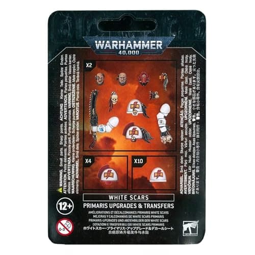 Image of Games Workshop Warhammer 40k - White Scars Primaris Upgrades & Transfers