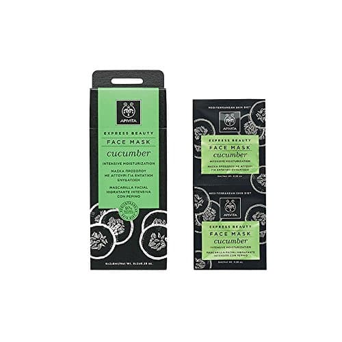 Image of Apivita Face Mask for Intensive Moisturization with Cucumber 2x8ml