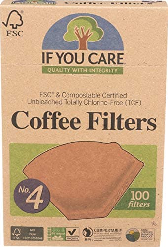 Image of IF YOU CARE J25001 Coffee Filters, No. 4, 100 count.