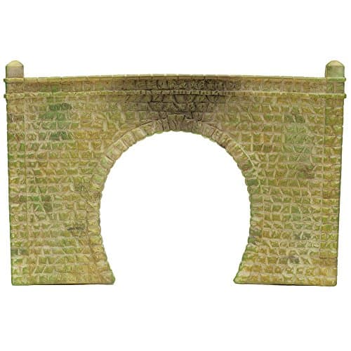 Image of Hornby R8509 Skaledale 00 Gauge Tunnel Portals Single (Stone), Yellow