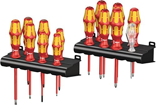 Image of Wera 105631 Kraftform 14 Piece Big Pack 1000v VDE Screwdriver Set, Silver