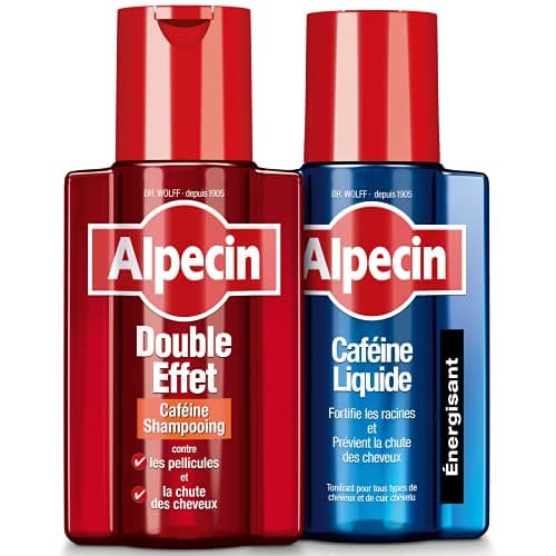 Image of Alpecin Caffeine Shampoo Double Effect, 200 ml + Alpecin Caffeine Liquid, 200 ml (Anti Hair Loss Shampoo & Anti-Dandruff + toner)