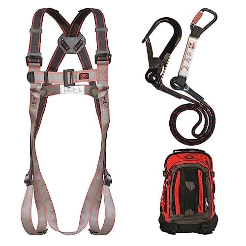 Image of JSP Height Safety Pioneer Single Fall Arrest Kit (FAR1104), black, one size