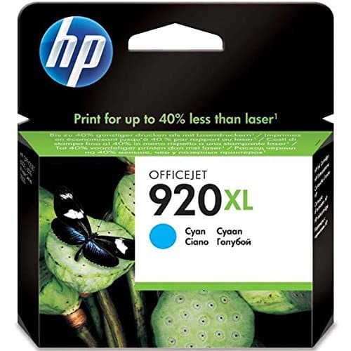 Image of HP 920XL High Yield Cyan Original Ink Cartridge