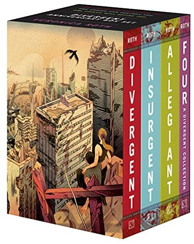 Image of Divergent Anniversary 4-Book Box Set: Divergent, Insurgent, Allegiant, Four