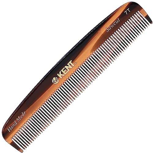 Image of Kent Handmade Small Fine Toothed Pocket Hair Comb, 13.9 cm Length
