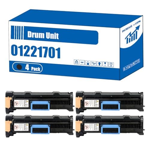 Image of Compatible for Okidata OKI 01221701 Drum Unit B930 B930d Printers, High Yield 60000 Pages, Accurate Imaging Rich Colors (4 Pack Black)