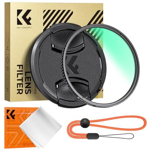 Image of K&F CONCEPT 67MM Polarising Filter Circular Polarizing CPL, Ultra Definiton 24 Layers Multi Coated, with Lens Cap Cleaning Cloth (Nano-D Series)