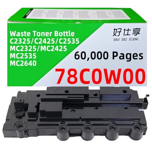 Image of 78C0W00 Waste Toner Box Waste Toner Bottle Compatible with Lexmark C2325 C2425 C2535 MC2325 MC2425 MC2535 MC2640 C2325dw C2425dw C2535dw MC2325adw MC2425dw MC2535adwe MC2640adwe Printer