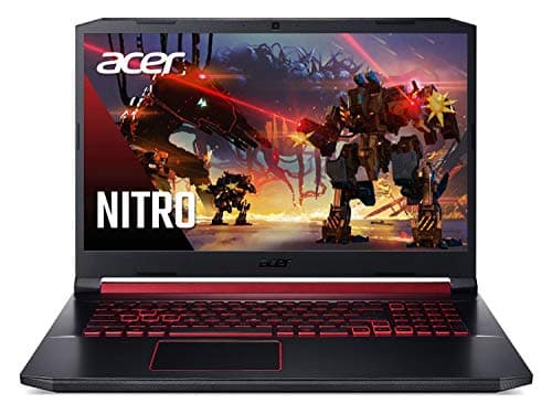 Image of Acer Nitro 5 Gaming Laptop, 9th Gen Intel Core i7-9750H, NVIDIA GeForce RTX 2060, 17.3" Full HD IPS 144Hz 3ms Display, 16GB DDR4, 256GB NVMe SSD, Gigabit WiFi 5, Backlit Keyboard, AN517-51-76V6