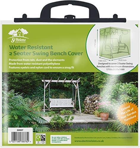 Image of St Helens Home and Garden Water Resistant 2 Seater Swing Bench Cover