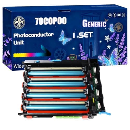 Image of 70C0P00 Photoconductor Unit Compatible for Lexmark CX310DNW CX410DE CX410E CX510DEW CX517de CX310N CX310DN CX317dn Printers, Black High Yield 40000 Pages Printer Accessories (1 Set)