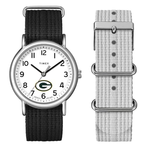 Image of Timex Unisex Weekender Box Set 38mm Watch - Green Bay Packers