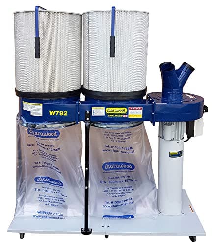 Image of CHARNWOOD W792CF Professional Quality Dust Extractor 2200w, 240v, 1 Micron