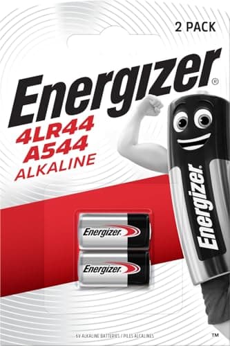 Image of Energizer 4LR44 A544 Batteries (2 Pack) - Specialty Miniature Alkaline 6V Battery - Reliable Power - 3 Year Shelf Life
