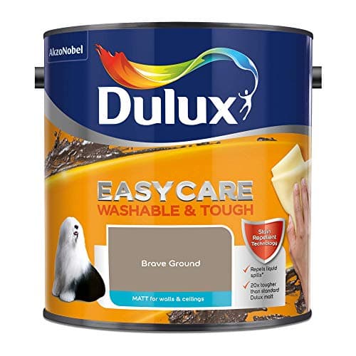 Image of Dulux Easycare Washable and Tough Matt Emulsion Paint - Brave Ground - 2.5L