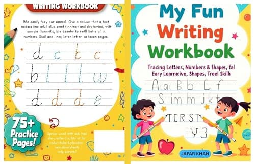 Image of My Fun First Writing Workbook: Tracing Letters, Numbers, Shapes, Early Learning with Pen Control, Line Tracing, and Pre-K Skills, Ages 3–5