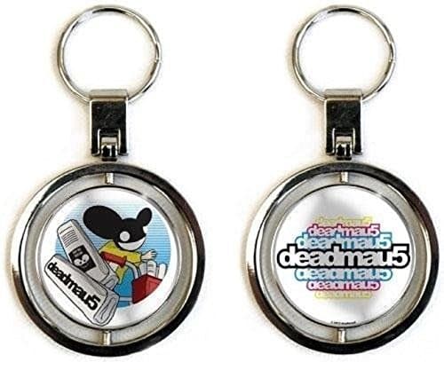 Image of Deadmau5 Papermou5 Spinner Keyring Multicoloured One Size