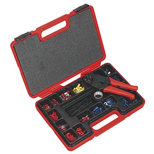 Image of Sealey Ak386 Ratchet Crimping Tool Kit 552Pc