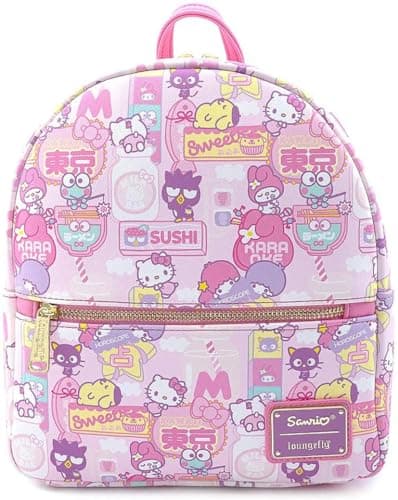 Image of Loungefly X Sanrio Hello Kitty Kawaii Convertible Mini Backpack