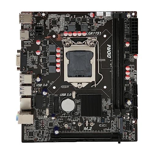 Image of H110 Motherboard mATX - Supports LGA 1151 6th/7th/8th/9th Gen Processors, with Dual Channel DDR4, PCIe 3.0 X16, M.2 slot, HDMI, VGA, USB 3.0, USB 2.0, SATA 3.0