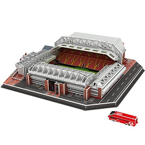 Image of Football Stadium Model 3D Puzzles: DIY 3D Soccer Field Jigsaw Building Kit for Adults and Kid Home Bedroom Office Decoration (113pcs)