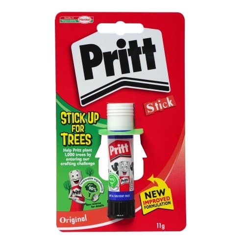 Image of Pritt Glue Stick, 11 g - White, Pack of 12