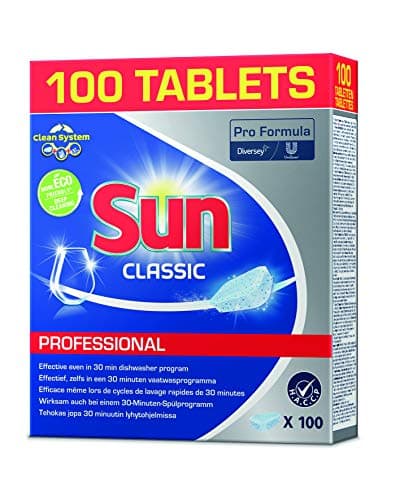 Image of Sun Professional Citrus Dishwasher Tablets (100 Tablets, Concentrated, Classic CO:NL)