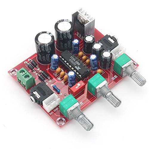 Image of DollaTek 12V XR1075 BBE Audio Amplifier Board Module Circuit DIY Kits, Stereo Sound Processor
