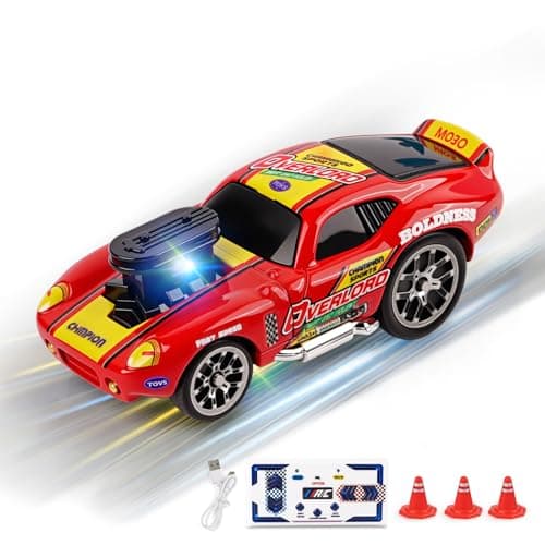 Image of funnykid Mini Drift RC Cars – Remote Control Cars Gift Set Toys for 3 4 5 6 7 8 9 10 Year Old Boys, Alloy Body, 3 Speed, 30m Range, 30 Min Playtime, USB Type-C, 1:64 Scale, Build Your Racing Team