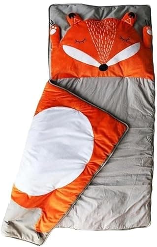 Image of Children's sleeping bag fox | Sleeping bag for children | Mummy sleeping bag light & compact | 165x75cm