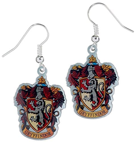 Image of The Carat Shop Official Harry Potter Jewellery Gryffindor Crest Earrings