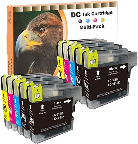 Image of D&C Compatible Ink Cartridge Replacement for Brother LC985 LC-985 LC-39 LC-975 for Brother DCP-J125 DCP-J140W DCP-J315W DCP-J515W MFC-J220 MFC-J265W MFC-J410 MFC-J415W (10-Pack)
