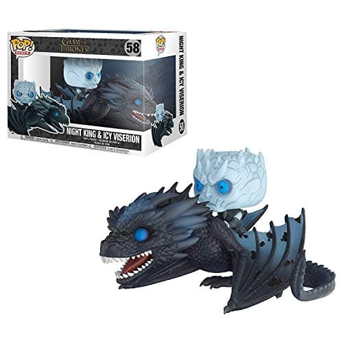 Image of Funko POP! Rides: GOT - Night King & Icy Viserion - Glow In the Dark - Game Of Thrones - Collectable Vinyl Figure - Gift Idea - Official Merchandise - Toys for Kids & Adults - TV Fans