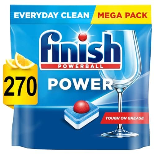 Image of Finish Powerball All in 1 Max Lemon Dishwasher Mega Value 3x90 Tablets