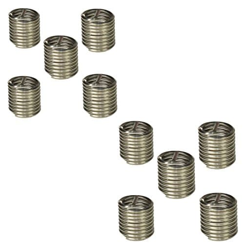 Image of Helicoil Type Thread Repair Inserts 3/8 BSF x 1.5D 10pc Wire Thread Insert