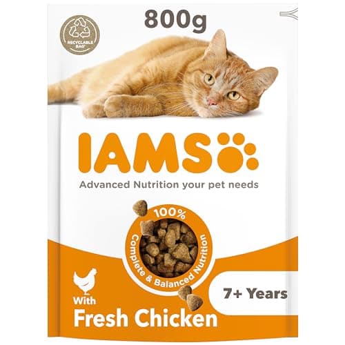 Image of IAMS Senior Dry Cat Food Chicken 800g