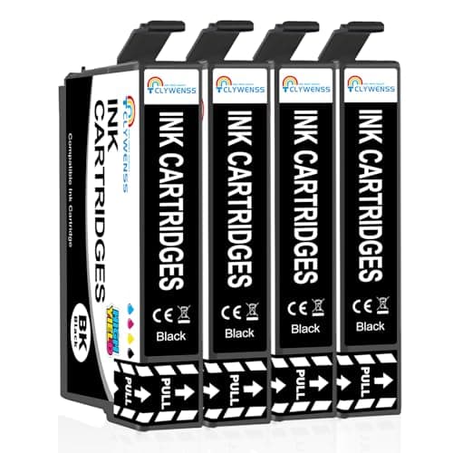 Image of Clywenss Compatible 603XL Ink Cartridges Replacement with Epson 603 XL for Expression Home XP2100 XP3100 XP4100 XP-2100 XP-3100 XP-4100 XP-2150Workforce WF-2830 WF-2835 WF-2850, 4-Black
