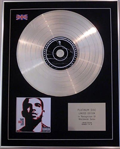 Image of Century Music Awards DRAKE - Ltd Edition CD Platinum Disc - THANK ME LATER