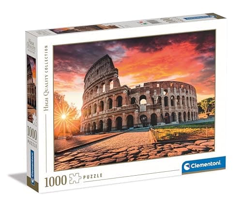 Image of Clementoni Jigsaw Puzzle Collection - Roman Sunset 1000 Pieces - Puzzle For Adults 14-99 Years, Gift For Men/Women, Landscape, Made In Italy, 39822