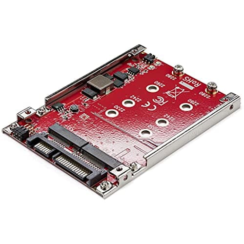 Image of StarTech.com Dual-Slot M.2 Drive to SATA Adapter for 2.5" Drive Bay - RAID